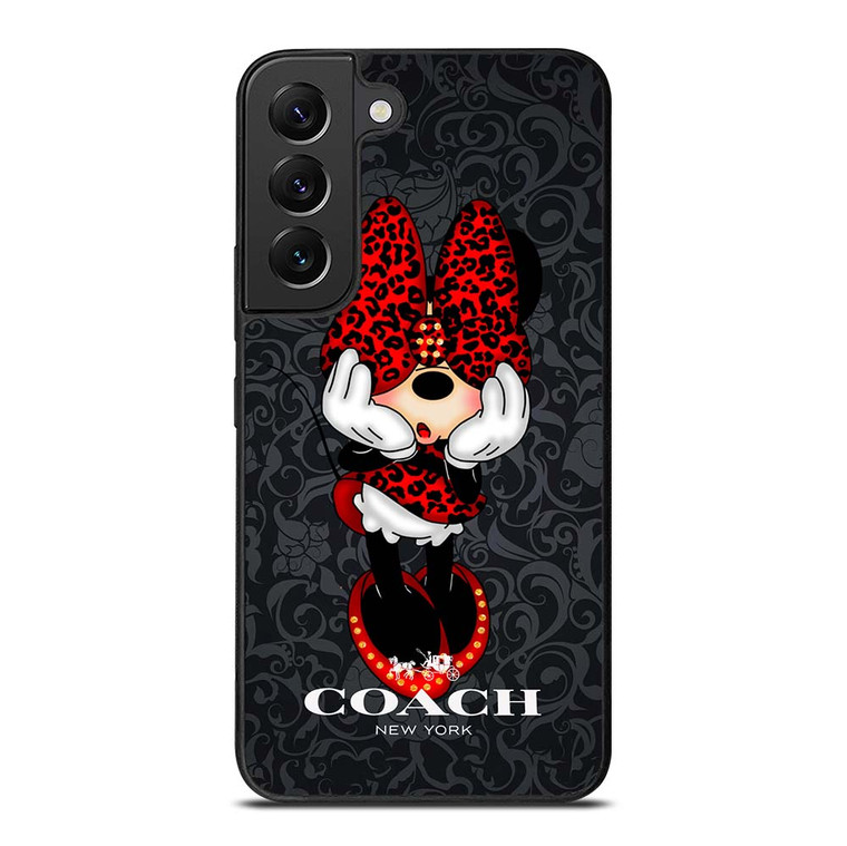 COACH MINNIE MOUSE CARTOON Samsung Galaxy S22 Plus Case Cover