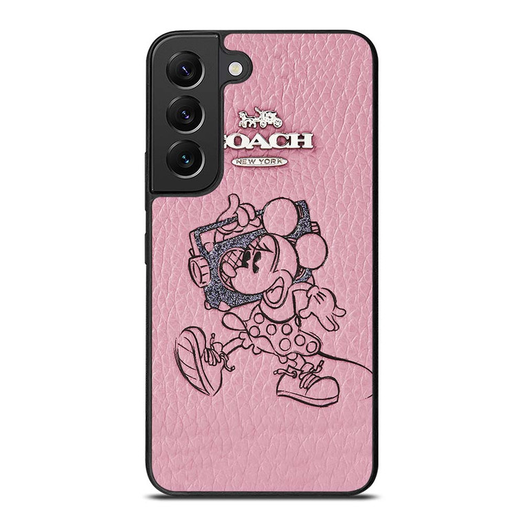 COACH MINNIE MOUSE PINK Samsung Galaxy S22 Plus Case Cover