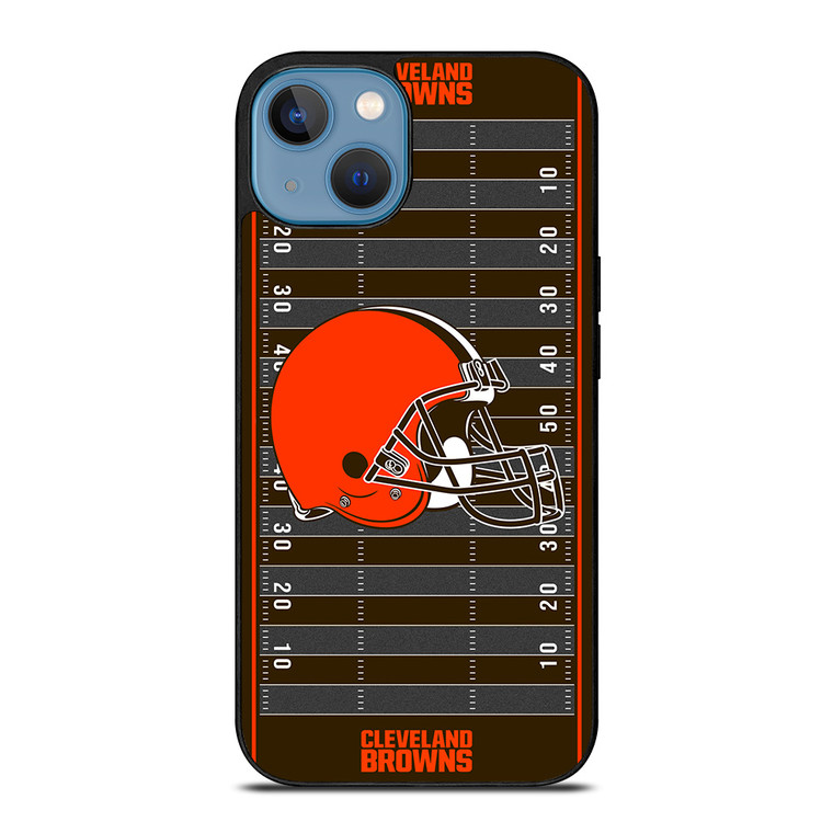 CLEVELAND BROWNS FOOTBALL FIELD iPhone 13 Case Cover