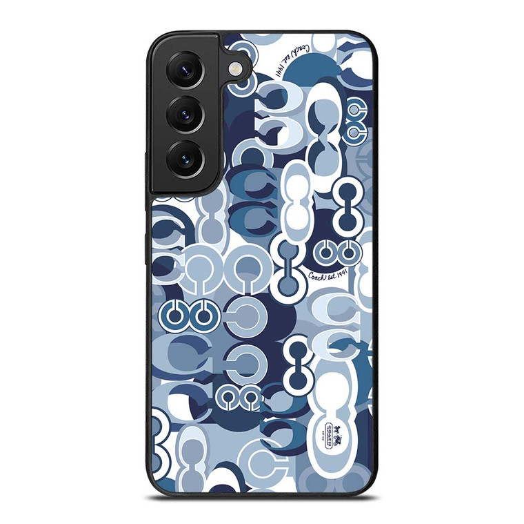 COACH NEW YORK BLUE Samsung Galaxy S22 Plus Case Cover