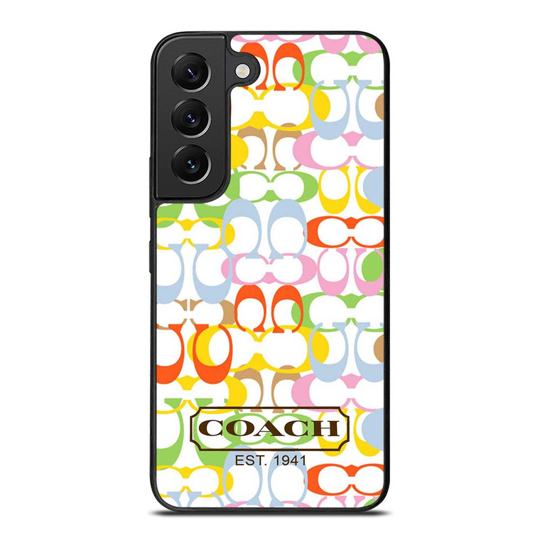 COACH NEW YORK COLORFUL Samsung Galaxy S22 Plus Case Cover