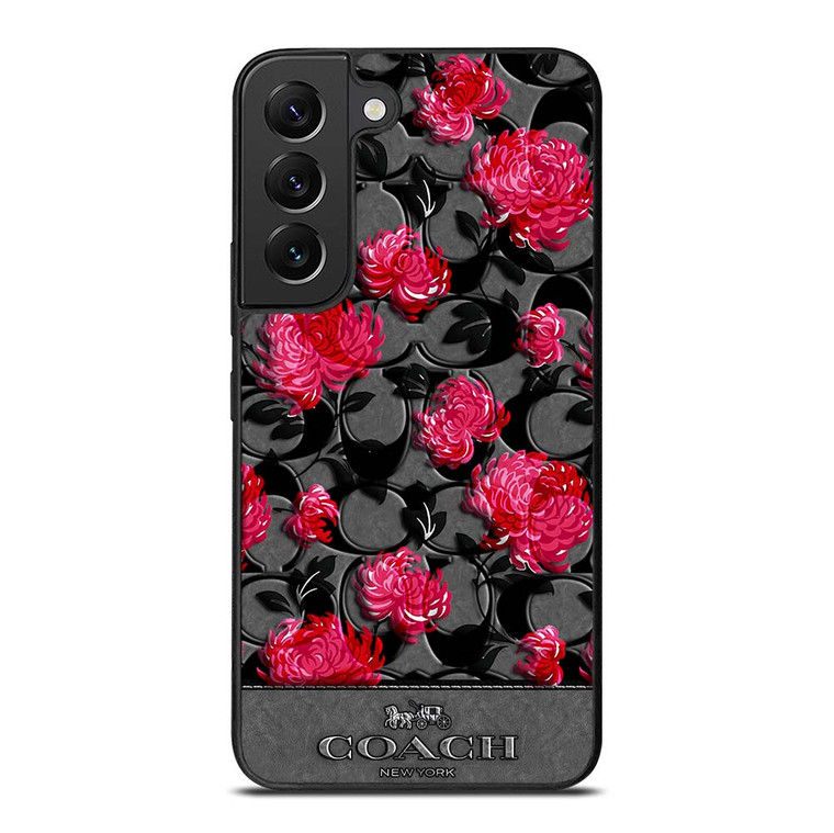 COACH NEW YORK FLOWER 3 Samsung Galaxy S22 Plus Case Cover