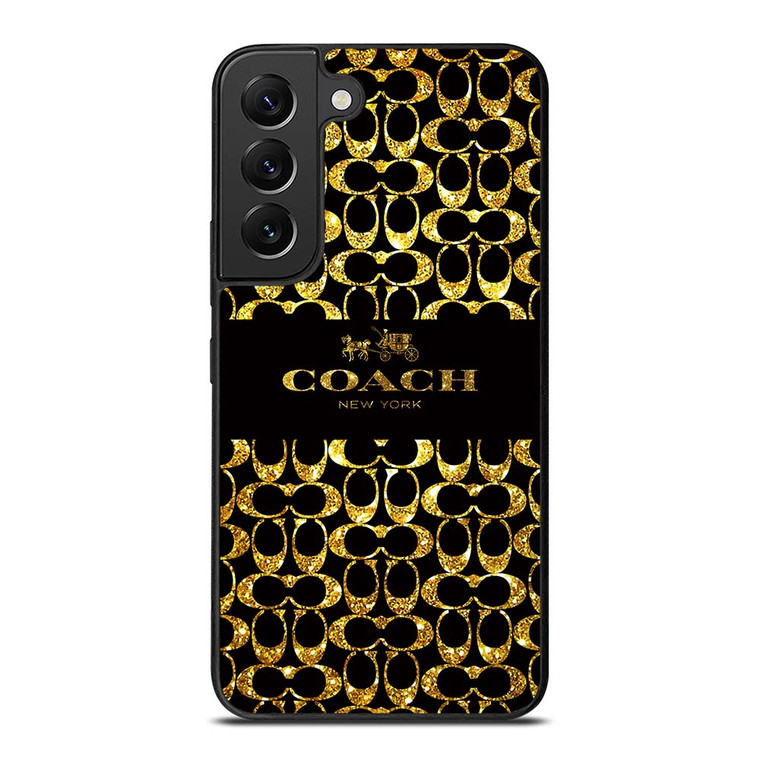 COACH NEW YORK GOLDEN Samsung Galaxy S22 Plus Case Cover