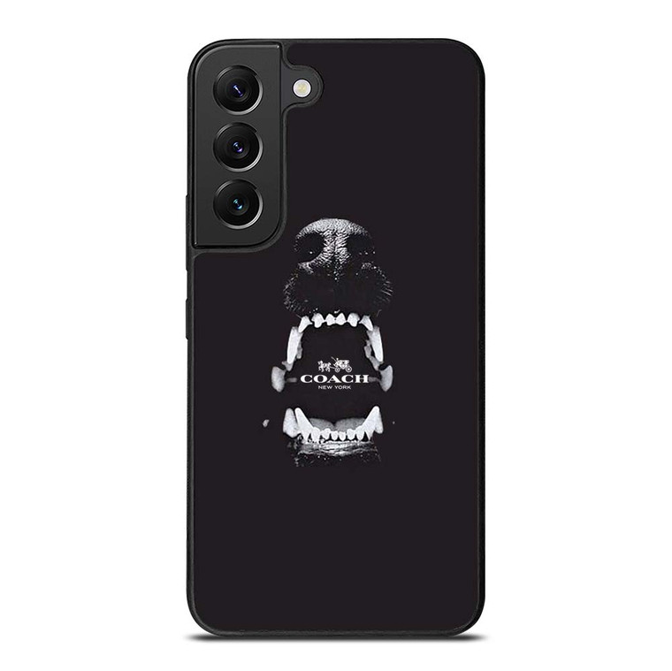 COACH NEW YORK LOGO DOG Samsung Galaxy S22 Plus Case Cover