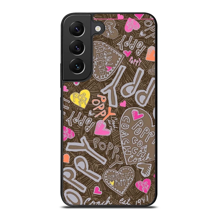 COACH NEW YORK NEW POOPY Samsung Galaxy S22 Plus Case Cover COACH NEW YORK NEW POOPY Samsung Galaxy S22 Plus Case Cover