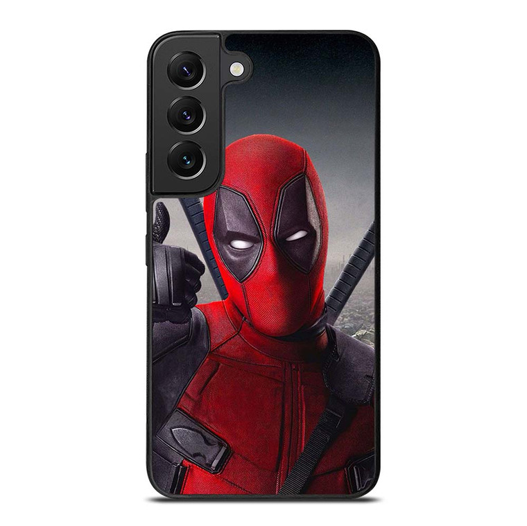 DEADPOOL FACE MARVEL Samsung Galaxy S22 Plus Case Cover
