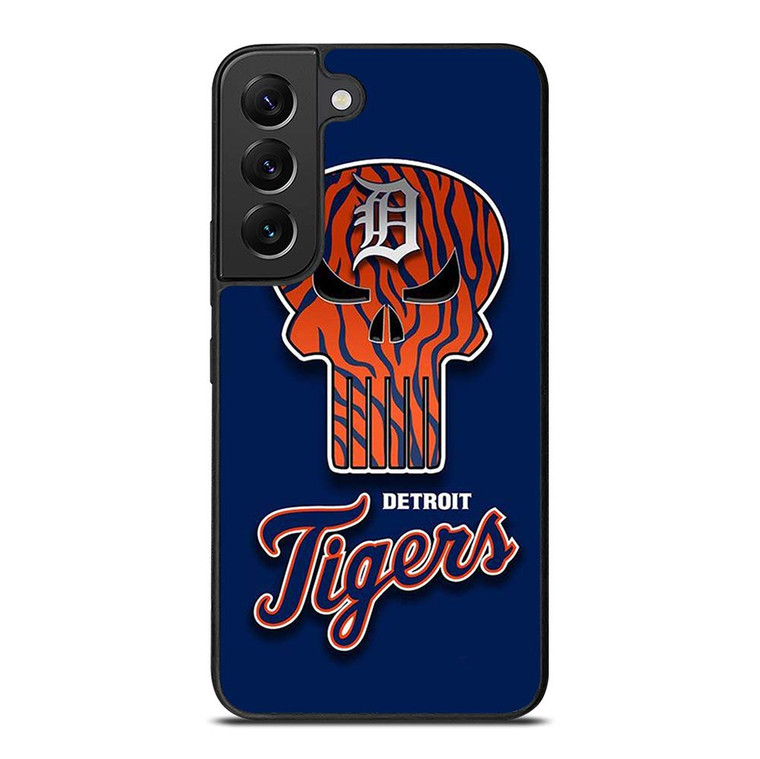DETROIT TIGERS SKULL LOGO Samsung Galaxy S22 Plus Case Cover