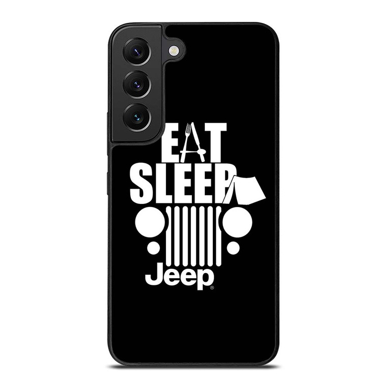 EAT SLEEP JEEP ART Samsung Galaxy S22 Plus Case Cover