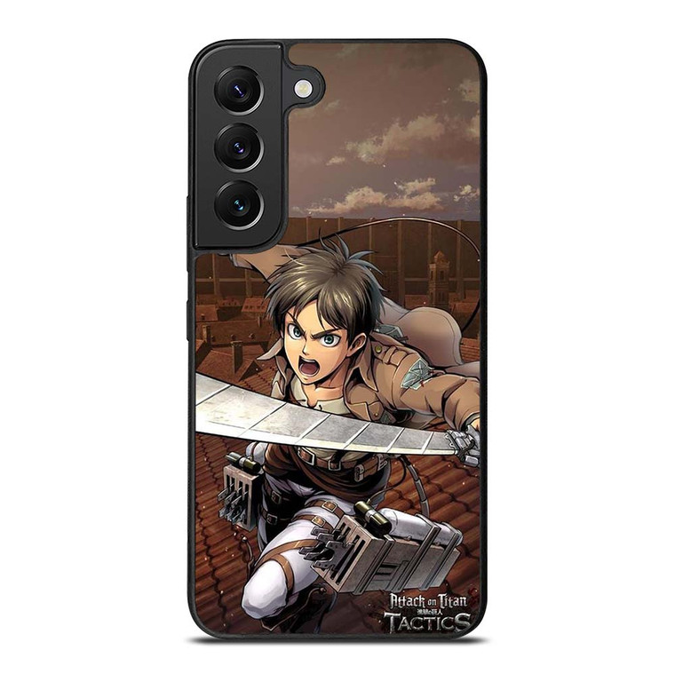 EREN YEAGER ATTACK ON TITAN TACTICS Samsung Galaxy S22 Plus Case Cover EREN YEAGER ATTACK ON TITAN TACTICS Samsung Galaxy S22 Plus Case Cover