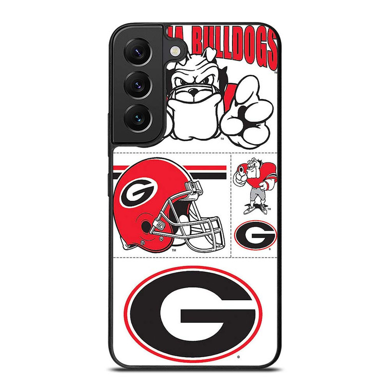 GEORGIA BULLDOGS STICKER COLLECTION Samsung Galaxy S22 Plus Case Cover