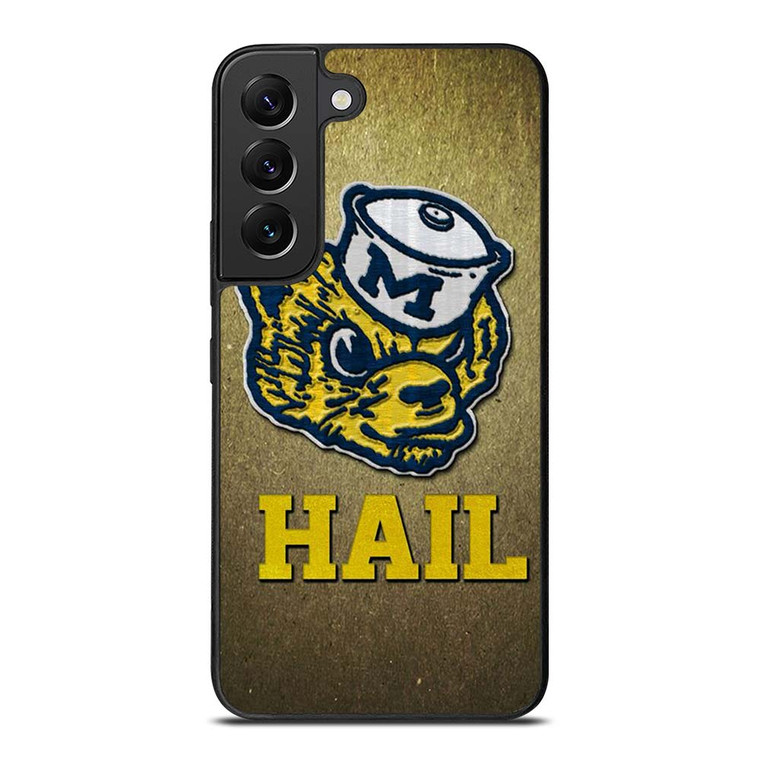 HAIL MICHIGAN WOLVERINES ICON Samsung Galaxy S22 Plus Case Cover