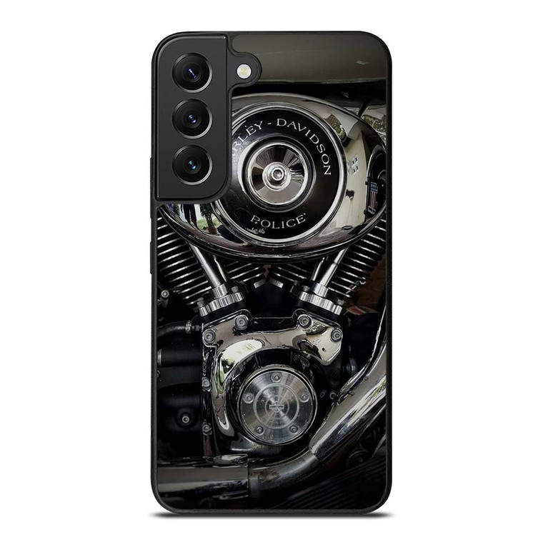HARLEY DAVIDSON POLICE ENGINE Samsung Galaxy S22 Plus Case Cover