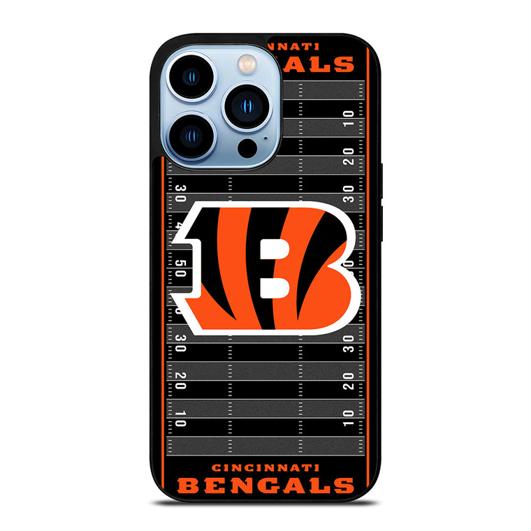 CINCINNATI BENGALS FOOTBALL FIELD iPhone 13 Pro Max Case Cover