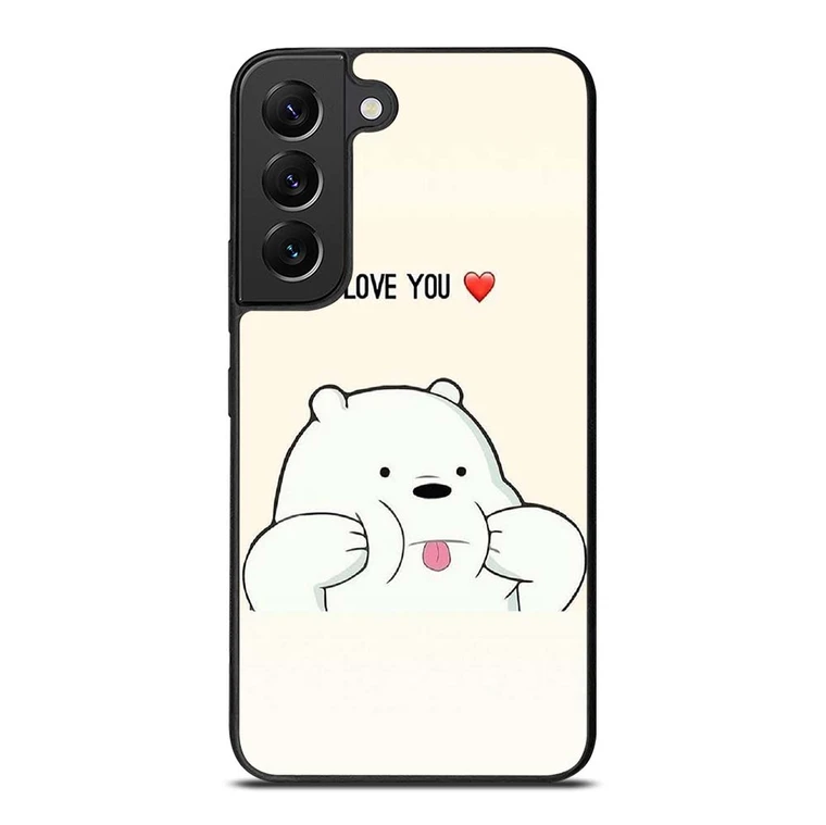 ICE BEAR WE BARE BEARS CUTE Samsung Galaxy S22 Plus Case Cover