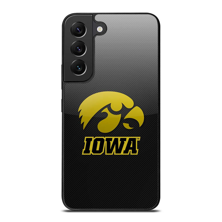 IOWA HAWKEYES CARBON Samsung Galaxy S22 Plus Case Cover