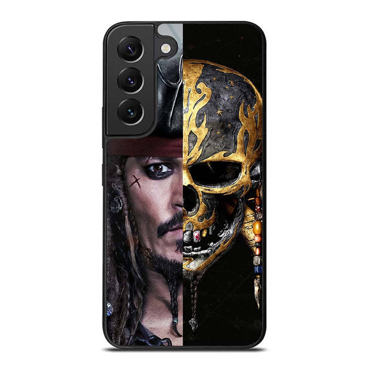 JACK SPARROW PIRATES OF THE CARIBBEAN SKULL Samsung Galaxy S22 Plus Case Cover