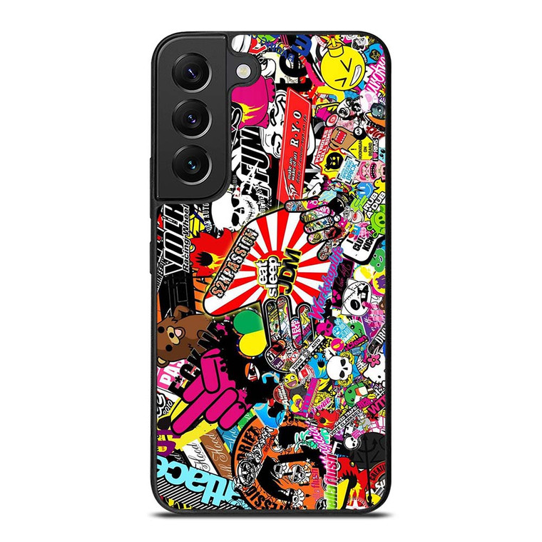 JDM STICKER BOMB COLLAGE Samsung Galaxy S22 Plus Case Cover