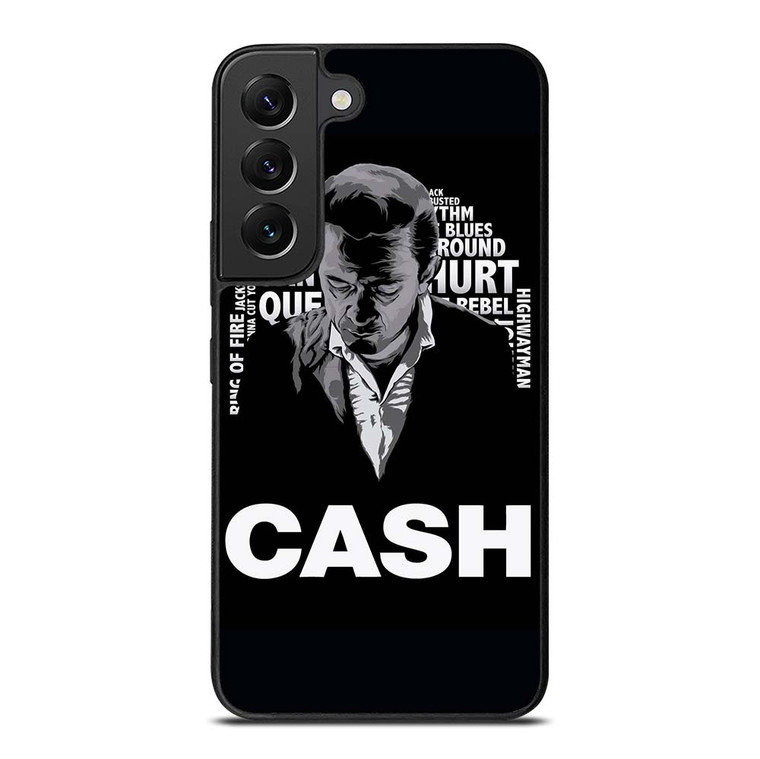 JOHNNY CASH MIDDLE CLIPART Samsung Galaxy S22 Plus Case Cover