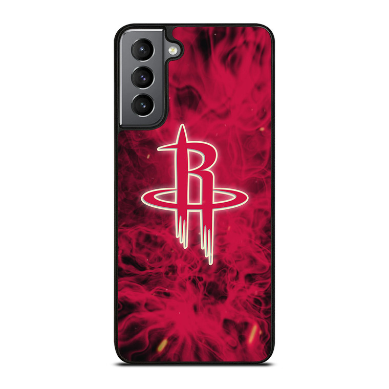 HOUSTON ROCKET BASKETBALL NBA FIRE Samsung Galaxy S21 Plus Case Cover