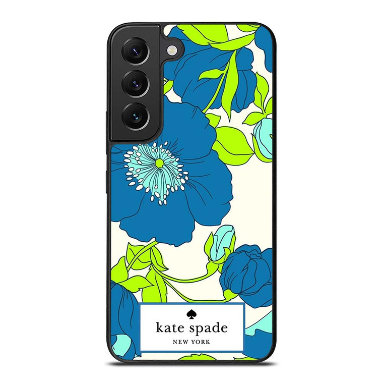 KATE SPADE BLUE FLORAL Samsung Galaxy S22 Plus Case Cover