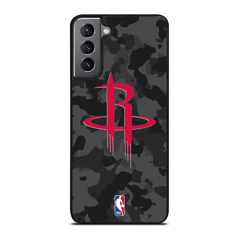 HOUSTON ROCKETS BLACK CAMO Samsung Galaxy S21 Plus Case Cover