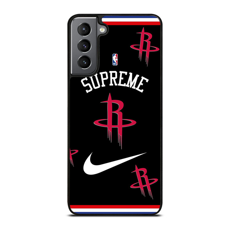 HOUSTON ROCKETS NBA X SUPREME NIKE Samsung Galaxy S21 Plus Case Cover