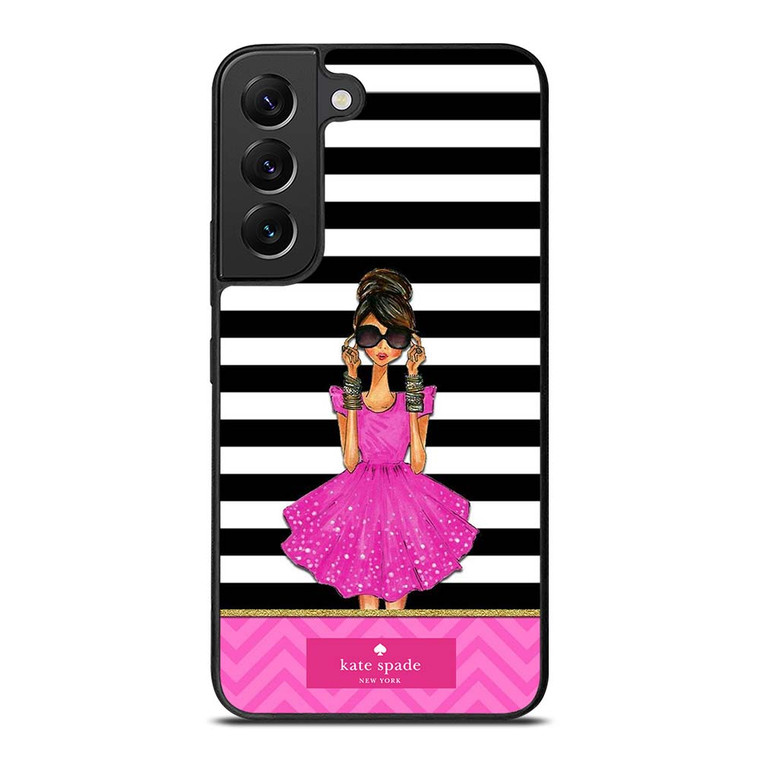KATE SPADE PINK GIRLS Samsung Galaxy S22 Plus Case Cover