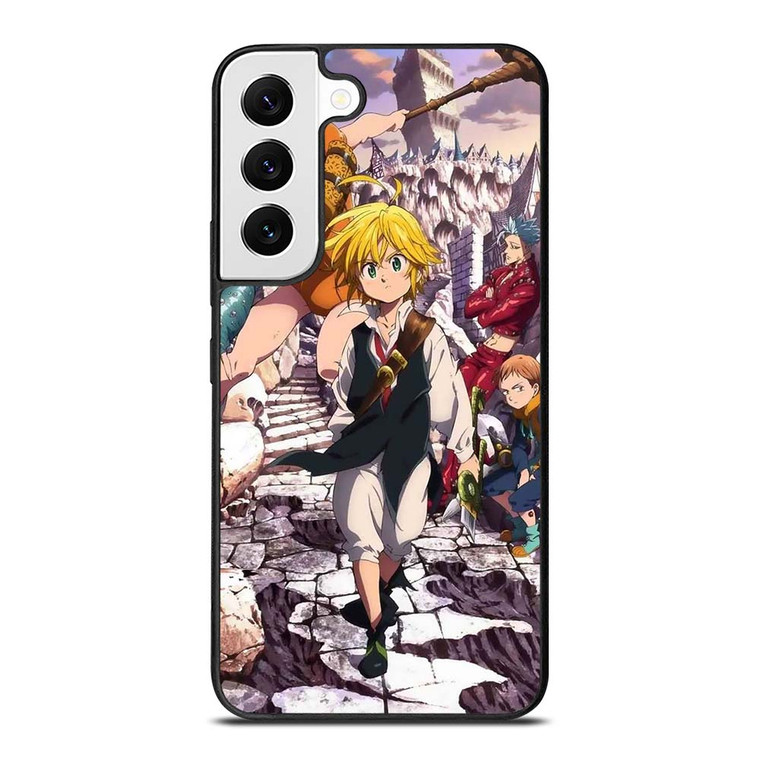 7 DEADLY SINS MELIODAS AND FRIEND Samsung Galaxy S22 Case Cover
