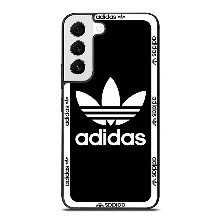 ADIDAS TREFOIL ROUND BLACK Samsung Galaxy S22 Case Cover