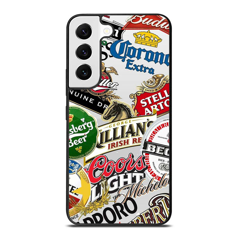 ALL BEER BRAND LOGO Samsung Galaxy S22 Case Cover