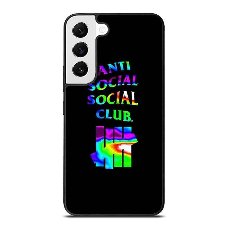 ANTI SOCIAL CLUB UNDEFEATED RAINBOW Samsung Galaxy S22 Case Cover ANTI SOCIAL CLUB UNDEFEATED RAINBOW Samsung Galaxy S22 Case Cover