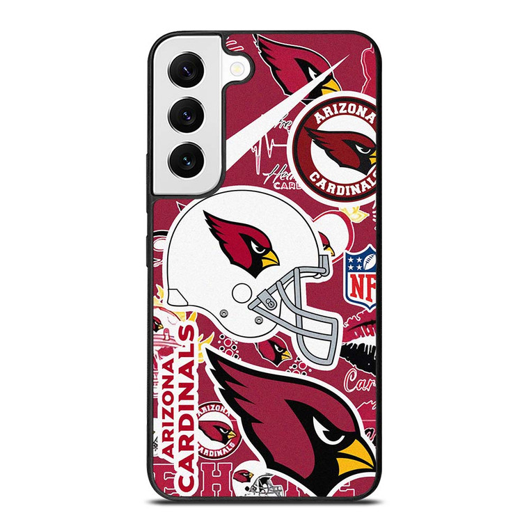 ARIZONA CARDINALS NFL STICKER BOMB Samsung Galaxy S22 Case Cover ARIZONA CARDINALS NFL STICKER BOMB Samsung Galaxy S22 Case Cover