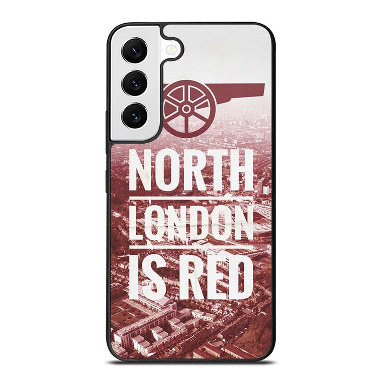 ARSENAL NORTH LONDON IS RED Samsung Galaxy S22 Case Cover ARSENAL NORTH LONDON IS RED Samsung Galaxy S22 Case Cover