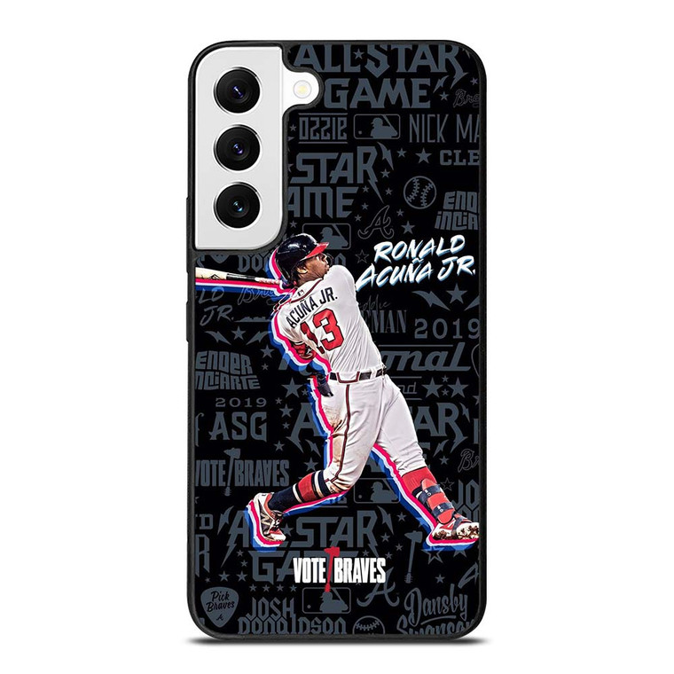 ATLANTA BRAVES ACUNA SHOOT WALL Samsung Galaxy S22 Case Cover
