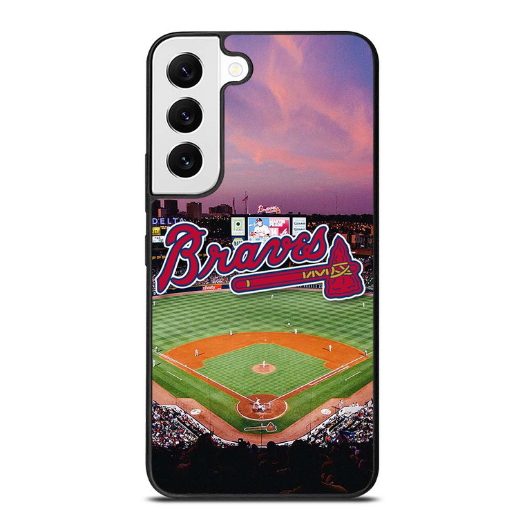 ATLANTA BRAVES BASEBALL ARENA Samsung Galaxy S22 Case Cover