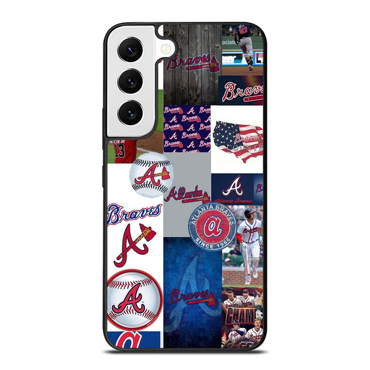 ATLANTA BRAVES COLLAGE WALL Samsung Galaxy S22 Case Cover