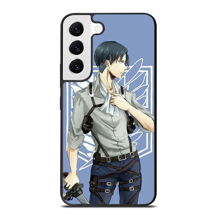 ATTACK ON TITAN ANIME LEVI Samsung Galaxy S22 Case Cover