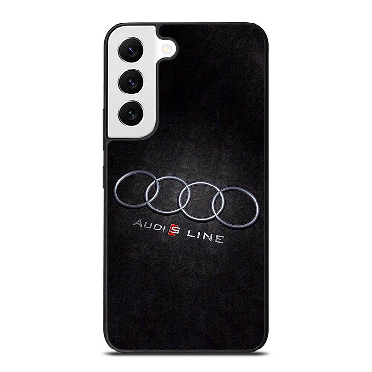 AUDI S LINE CAR EMBLEM Samsung Galaxy S22 Case Cover AUDI S LINE CAR EMBLEM Samsung Galaxy S22 Case Cover