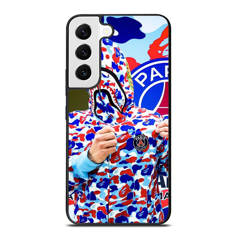 BAPE CAMO PARIS SAINT GERMAIN Samsung Galaxy S22 Case Cover