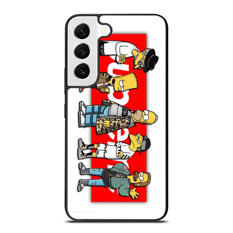 BART SIMPSON X SUPREME LOGO Samsung Galaxy S22 Case Cover