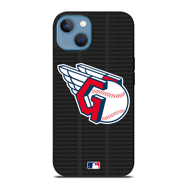 CLEVELAND GUARDIANS BASEBALL BLACK iPhone 13 Case Cover