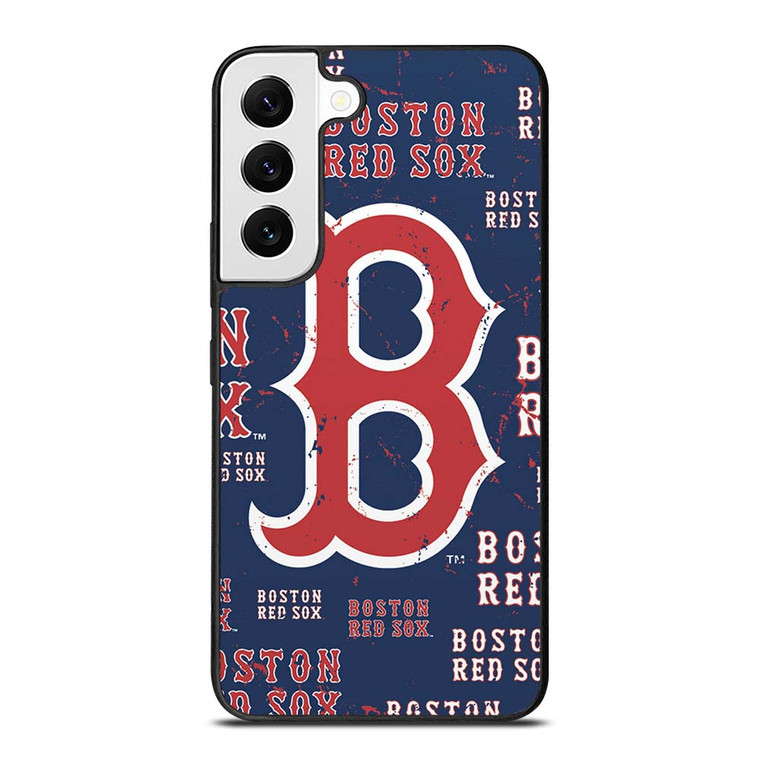 BOSTON RED SOX LOGO COLLAGE Samsung Galaxy S22 Case Cover