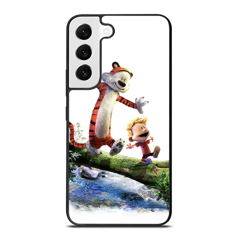 CALVIN AND HOBBES RIVER WOOD Samsung Galaxy S22 Case Cover