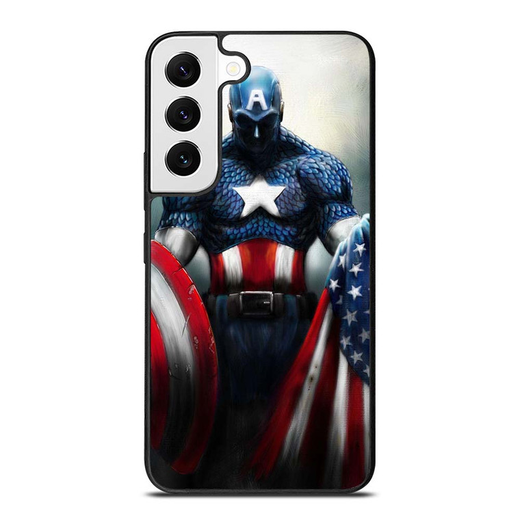 CAPTAIN AMERICA MARVEL ART Samsung Galaxy S22 Case Cover