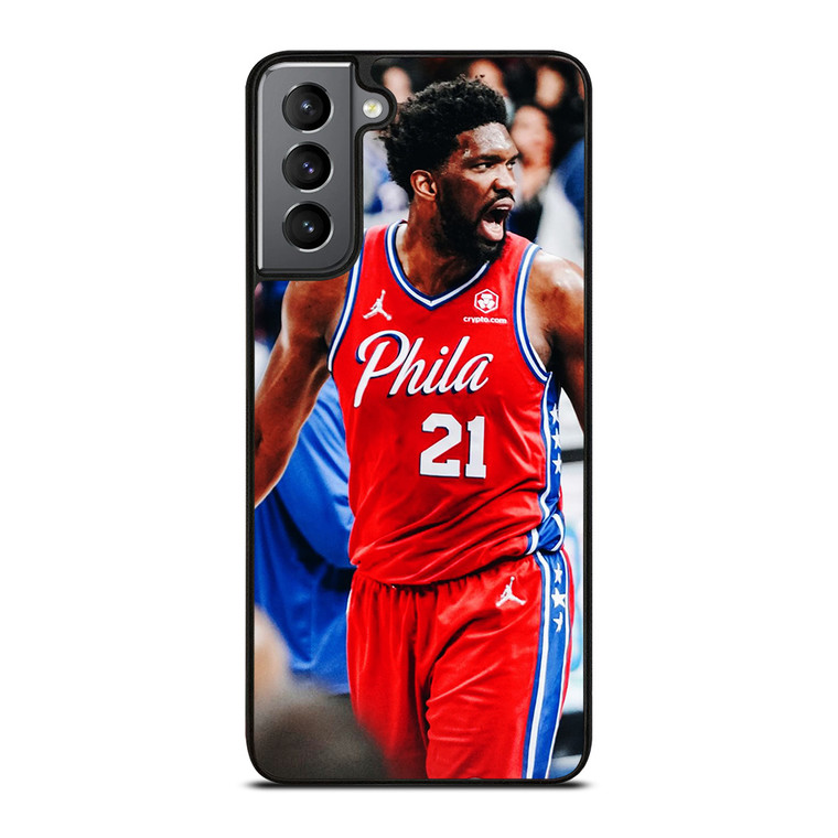 JOEL EMBIID PHILADELPHIA SIXERS 3 Samsung Galaxy S21 Plus Case Cover
