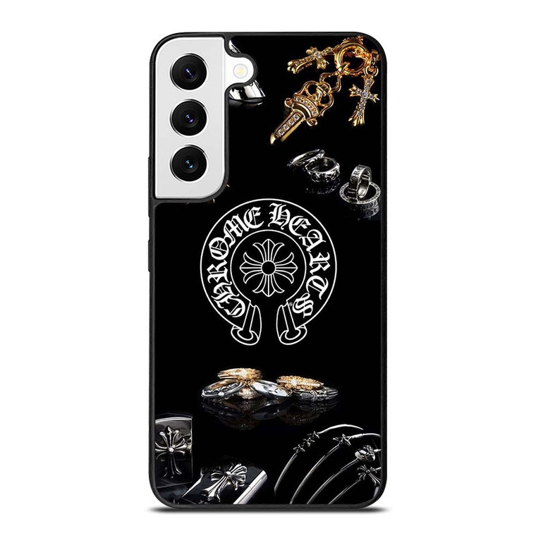CHROME HEARTS METAL LOGO Samsung Galaxy S22 Case Cover