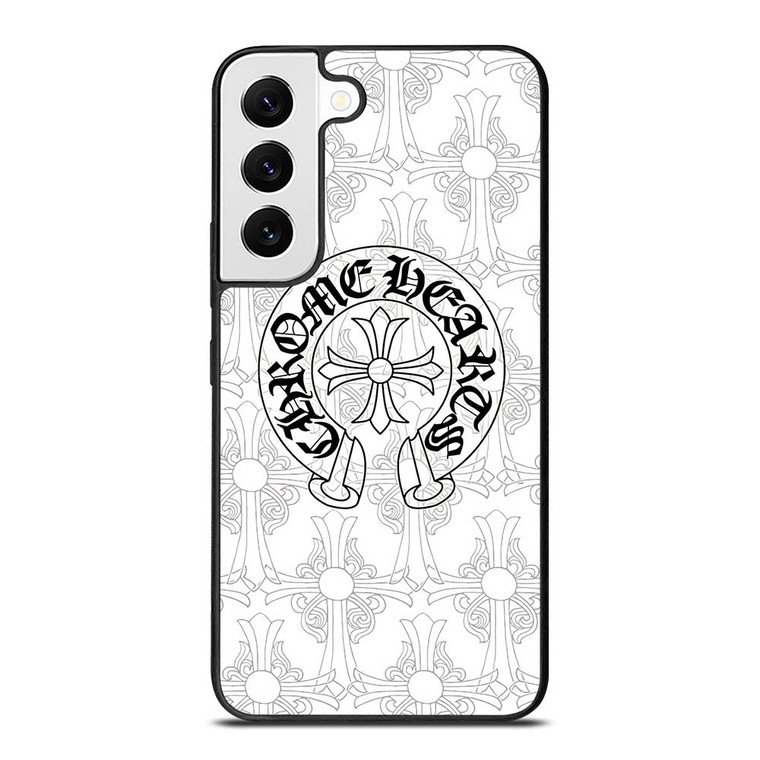 CHROME HEARTS WHITE Samsung Galaxy S22 Case Cover CHROME HEARTS WHITE Samsung Galaxy S22 Case Cover