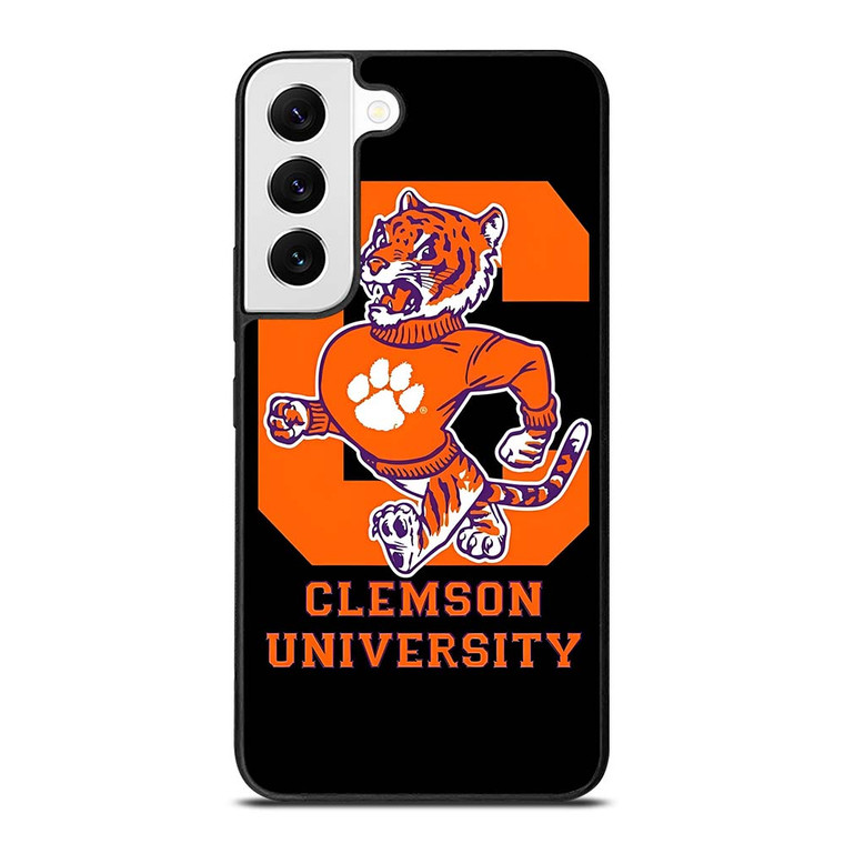CLEMSON TIGERS UNIVERSITY ICON Samsung Galaxy S22 Case Cover