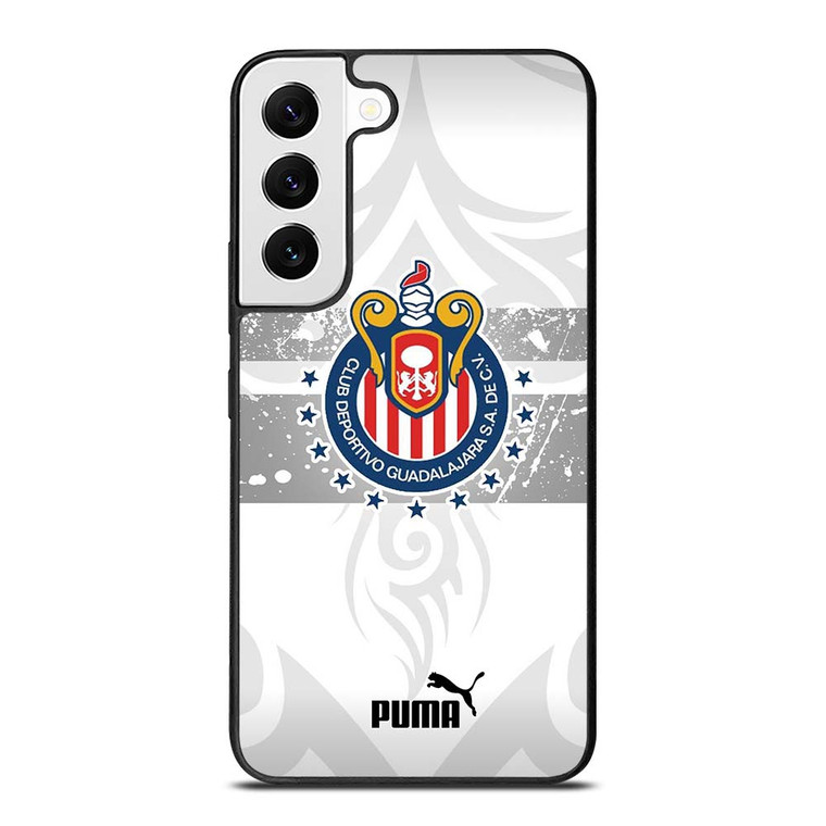 CLUB DEPORTIVO GUADALAJARA PUMA WHITE Samsung Galaxy S22 Case Cover