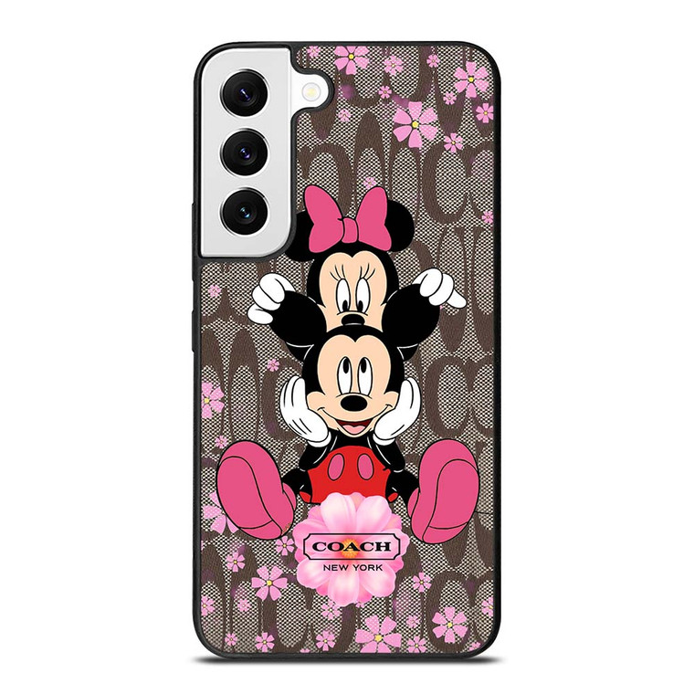COACH MICKEY and MINNIE MOUSE Samsung Galaxy S22 Case Cover